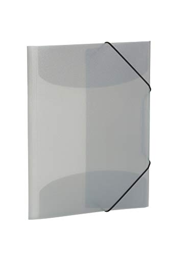 HERMA Sammelmappen A3 Grau Transluzent Set, 3 Stück, Eckspanner-Mappen aus Kunststoff mit Gummizug und Innenklappen für Kinder, Jungen und Mädchen HERMA Sammelmappen A3 Grau Transluzent Set, 3 Stück, Eckspanner-Mappen aus Kunststoff mit Gummizug und Innenklappen für Kinder, Jungen und Mädchen von HERMA