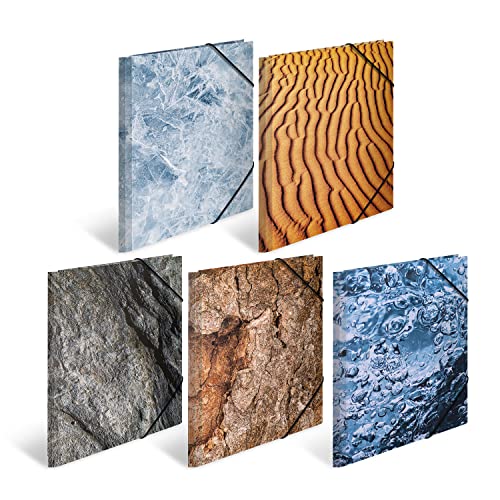 HERMA Sammelmappen A4 Natur Set, 10 Stück, Kinder Eckspanner-Mappen aus Pappe mit haptischer Veredelung, Motiv, Gummizug, Innenklappen und Innendruck für Jungen und Mädchen HERMA Sammelmappen A4 Natur Set, 10 Stück, Kinder Eckspanner-Mappen aus Pappe mit haptischer Veredelung, Motiv, Gummizug, Innenklappen und Innendruck für Jungen und Mädchen von HERMA