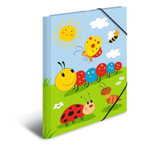 HERMA Sammelmappe A4 Kinder Geburtstag, Eckspanner-Mappe aus Pappe mit Kindergarten Motiv, Gummizug, Innenklappen und Innendruck für Jungen, Mädchen und Kinder HERMA Sammelmappe A4 Kinder Geburtstag, Eckspanner-Mappe aus Pappe mit Kindergarten Motiv, Gummizug, Innenklappen und Innendruck für Jungen, Mädchen und Kinder von HERMA