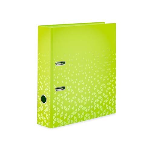 HERMA Ordner A4 Farbe Hellgrün, 7 cm breit, Kinder Ringordner mit Muster, einfarbiger Aktenordner mit glänzender Veredelung und Innendruck für Jungen und Mädchen HERMA Ordner A4 Farbe Hellgrün, 7 cm breit, Kinder Ringordner mit Muster, einfarbiger Aktenordner mit glänzender Veredelung und Innendruck für Jungen und Mädchen von HERMA