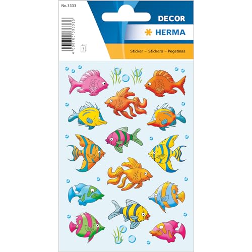 HERMA 3333 Sticker Fische aus Papier, selbstklebend, permanent, 3 Blatt / 42 Sticker HERMA 3333 Sticker Fische aus Papier, selbstklebend, permanent, 3 Blatt / 42 Sticker von HERMA