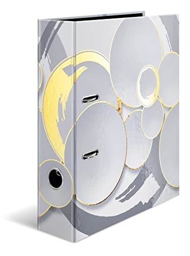 HERMA Ordner A4 Weiß Gold Set, 5 Stück, 7 cm breit, Kinder Ringordner mit Edel Muster, bunter Aktenordner mit glänzender Veredelung für Jungen und Mädchen HERMA Ordner A4 Weiß Gold Set, 5 Stück, 7 cm breit, Kinder Ringordner mit Edel Muster, bunter Aktenordner mit glänzender Veredelung für Jungen und Mädchen von HERMA