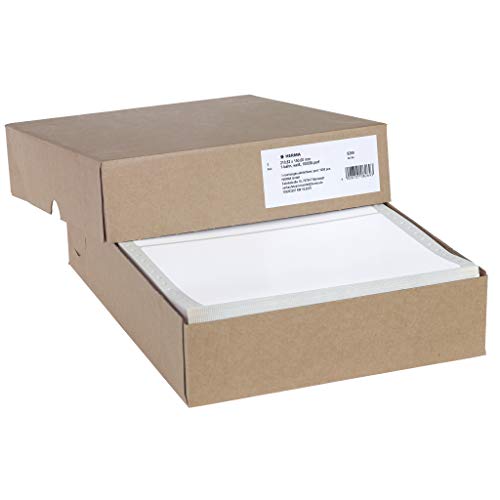 HERMA 8269 Computeretiketten endlos perforiert, 210,82 x 150,0 mm, 1-bahnig, 1000 Stück, selbstklebend, Endlosetiketten Aufkleber mit Führungslochrand, matt, blanko Papier Computer Etiketten, weiß HERMA 8269 Computeretiketten endlos perforiert, 210,82 x 150,0 mm, 1-bahnig, 1000 Stück, selbstklebend, Endlosetiketten Aufkleber mit Führungslochrand, matt, blanko Papier Computer Etiketten, weiß von HERMA