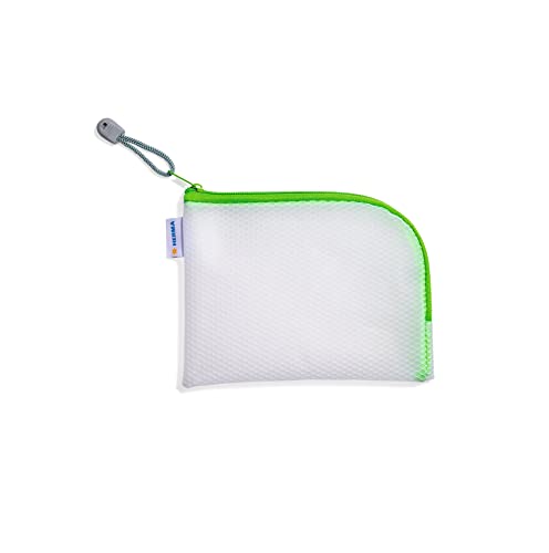HERMA Dokumententasche A6 mit Reißverschluss, kleine wasserdichte Reißverschlusstasche, verschließbare Dokumentenmappe aus Kunstoff mit Zipper, halb-transparent, 19 x 14 cm, grün HERMA Dokumententasche A6 mit Reißverschluss, kleine wasserdichte Reißverschlusstasche, verschließbare Dokumentenmappe aus Kunstoff mit Zipper, halb-transparent, 19 x 14 cm, grün von HERMA