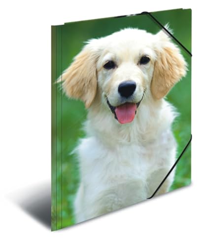HERMA Gummizugmappe A3 PP (Polypropylen) Hunde von HERMA
