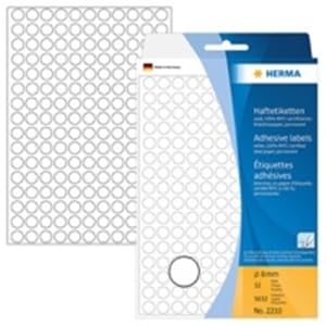 HERMA Markierungspunkte, Durchmesser: 8 mm, weiß, Sie erhalten 1 Packung, Packungsinhalt: 5632 Stück HERMA Markierungspunkte, Durchmesser: 8 mm, weiß, Sie erhalten 1 Packung, Packungsinhalt: 5632 Stück von HERMA