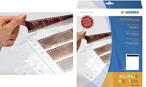 HERMA Negativhüllen für 10 x 4 Negative, klar, Polypropylen, Sie erhalten 1 Packung, Packungsinhalt: 100 Hüllen HERMA Negativhüllen für 10 x 4 Negative, klar, Polypropylen, Sie erhalten 1 Packung, Packungsinhalt: 100 Hüllen von HERMA