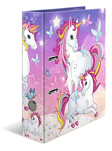 HERMA Ordner A4 Einhorn, 7 cm breit, Ringordner mit Kindergarten Motiv, bunter Aktenordner mit Innendruck für Jungen, Mädchen und Kinder HERMA Ordner A4 Einhorn, 7 cm breit, Ringordner mit Kindergarten Motiv, bunter Aktenordner mit Innendruck für Jungen, Mädchen und Kinder von HERMA