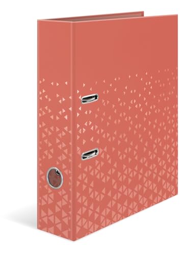 HERMA Ordner A4 Farbe Rot Set, 5 Stück, 7 cm breit, Kinder Ringordner mit Muster, einfarbiger Aktenordner mit glänzender Veredelung und Innendruck für Jungen und Mädchen HERMA Ordner A4 Farbe Rot Set, 5 Stück, 7 cm breit, Kinder Ringordner mit Muster, einfarbiger Aktenordner mit glänzender Veredelung und Innendruck für Jungen und Mädchen von HERMA