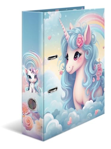 HERMA Ordner A4 Happy Einhorn Set, 5 Stück, 7 cm breit, Ringordner mit Kindergarten Motiv, bunter Aktenordner mit Innendruck für Jungen, Mädchen und Kinder HERMA Ordner A4 Happy Einhorn Set, 5 Stück, 7 cm breit, Ringordner mit Kindergarten Motiv, bunter Aktenordner mit Innendruck für Jungen, Mädchen und Kinder von HERMA