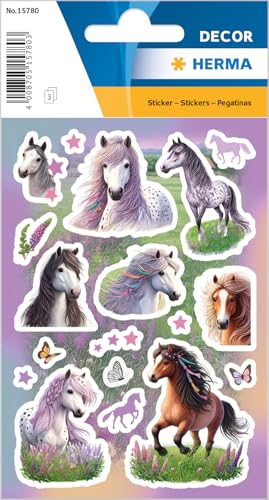 HERMA Pferde Aufkleber, Tier Sticker für Kinder & Kleinkinder, Kinderaufkleber mit Pferd Motiv für Stickeralbum Scrapbook Fotoalbum Geschenk Geburtstag Dekoration Briefe Basteln HERMA Pferde Aufkleber, Tier Sticker für Kinder & Kleinkinder, Kinderaufkleber mit Pferd Motiv für Stickeralbum Scrapbook Fotoalbum Geschenk Geburtstag Dekoration Briefe Basteln von HERMA