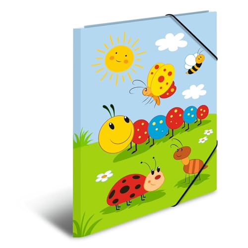 HERMA Sammelmappe A3 Kinder Geburtstag, Eckspanner-Mappe aus Pappe mit Kindergarten Motiv, Gummizug, Innenklappen und Innendruck für Jungen, Mädchen und Kinder HERMA Sammelmappe A3 Kinder Geburtstag, Eckspanner-Mappe aus Pappe mit Kindergarten Motiv, Gummizug, Innenklappen und Innendruck für Jungen, Mädchen und Kinder von HERMA