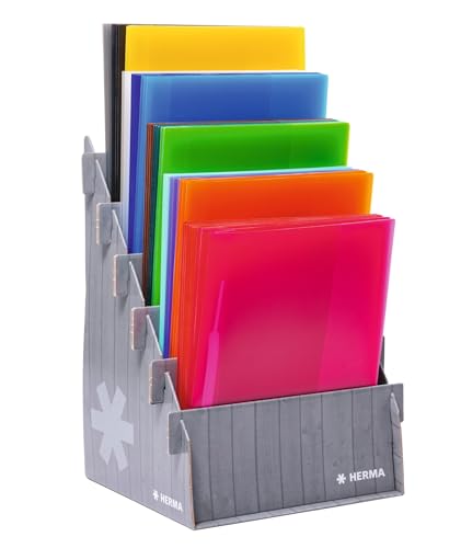 HERMA Schnellhefter A4 Transluzent Set, 45 Stück, Sichthefter aus Kunststoff mit Beschriftungsetikett, Einstecktasche & Metallheftzunge, Plastik Schnellhefter Sortiment für Schule & Büro HERMA Schnellhefter A4 Transluzent Set, 45 Stück, Sichthefter aus Kunststoff mit Beschriftungsetikett, Einstecktasche & Metallheftzunge, Plastik Schnellhefter Sortiment für Schule & Büro von HERMA