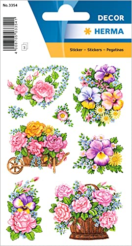 HERMA 3354 Aufkleber Rosen klein groß, 24 Stück, Blumen Sticker mit Vintage Pflanzen Motiv, Kinder Etiketten für Fotoalbum Tagebuch Poesiealbum Scrapbooking Geburtstag Dekoration Briefe DIY Basteln HERMA 3354 Aufkleber Rosen klein groß, 24 Stück, Blumen Sticker mit Vintage Pflanzen Motiv, Kinder Etiketten für Fotoalbum Tagebuch Poesiealbum Scrapbooking Geburtstag Dekoration Briefe DIY Basteln von HERMA