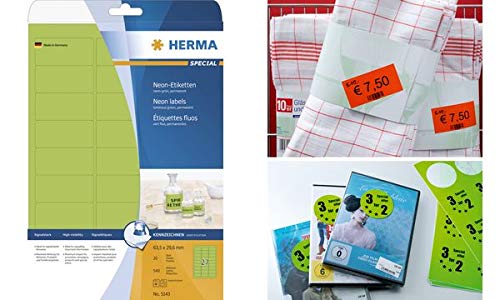 HERMA Universal-Etiketten SPECIAL, 99,1 x 67,7 mm, orange, Sie erhalten 1 Stück á 20 Blatt HERMA Universal-Etiketten SPECIAL, 99,1 x 67,7 mm, orange, Sie erhalten 1 Stück á 20 Blatt von HERMA