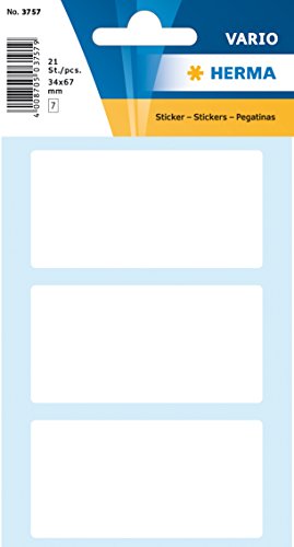 HERMA Vielzweck-Etiketten, 34 x 67 mm, wei, Kleinpackung VE = 1 HERMA Vielzweck-Etiketten, 34 x 67 mm, wei, Kleinpackung VE = 1 von HERMA