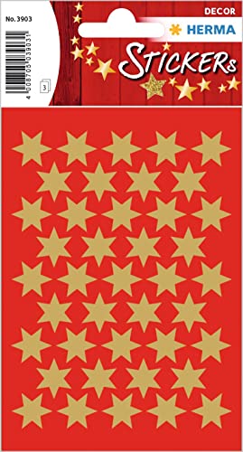 HERMA 3903 Aufkleber Sterne Gold klein, 123 Stück, 14 mm, Stern Sticker aus Papier, Weihnachtssticker Sternaufkleber für Weihnachten Geschenke Adventskalender Dekoration Kinder Belohnung DIY Basteln HERMA 3903 Aufkleber Sterne Gold klein, 123 Stück, 14 mm, Stern Sticker aus Papier, Weihnachtssticker Sternaufkleber für Weihnachten Geschenke Adventskalender Dekoration Kinder Belohnung DIY Basteln von HERMA