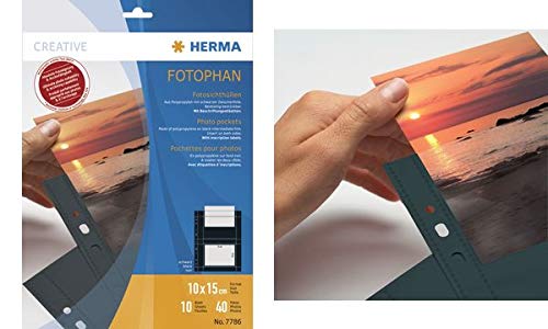 Herma 7787 Fotosichthüllen 130 x 180 mm quer schwarz 10 Hüllen; Packungsinhalt: 10 Hüllen Herma 7787 Fotosichthüllen 130 x 180 mm quer schwarz 10 Hüllen; Packungsinhalt: 10 Hüllen von HERMA