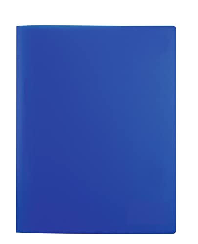 HERMA 19493 Schnellhefter A4 Transluzent Blau, 3 Stück, Sichthefter aus Kunststoff mit Beschriftungsetikett, Einstecktasche & Metallheftzunge, stabiles Plastik Schnellhefter Set für Schule & Büro von HERMA