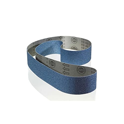 Hermes Gewebeband, 100 x 1000 mm, Körnung 80, Zirkonia, Schleifmittel, Metall, 10 Stück von HERMES