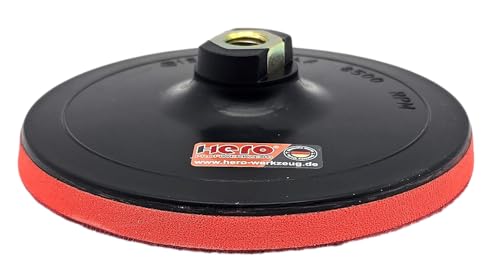 HERO Polierpad 150mm Stützteller Klett-Schleifteller Aufnahmeteller Polierteller Klettverschluss Schleifen Polieren Schleifpads Pad Polierfell, Schleifpapier, Schleiffaser Bohrmaschine Winkelschleifer HERO Polierpad 150mm Stützteller Klett-Schleifteller Aufnahmeteller Polierteller Klettverschluss Schleifen Polieren Schleifpads Pad Polierfell, Schleifpapier, Schleiffaser Bohrmaschine Winkelschleifer von HERO PROFIWERKZEUG