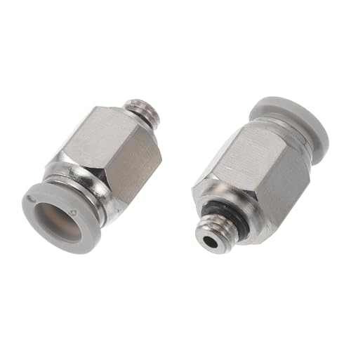 HEROFFIX Push To Connect Luftanschlüsse 15/64" Innengewinde Luftleitung Schnellverbinder Kunststoff Metall M5 2 Stück Weiß Silberton HEROFFIX Push To Connect Luftanschlüsse 15/64" Innengewinde Luftleitung Schnellverbinder Kunststoff Metall M5 2 Stück Weiß Silberton von HEROFFIX