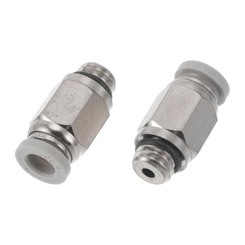 HEROFFIX Push to Connect Luftanschlüsse 5/32" Innengewinde Luftleitung Schnellverbinder Kunststoff Metall M6 2 Stück Weiß Silberton HEROFFIX Push to Connect Luftanschlüsse 5/32" Innengewinde Luftleitung Schnellverbinder Kunststoff Metall M6 2 Stück Weiß Silberton von HEROFFIX