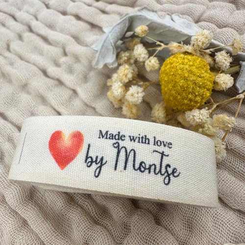 50–100 Stück Personalisierte Nähetiketten, Handgefertigt Mit Liebe For Aufnähen Von Kleidungsetiketten, Flache Oder Gefaltete Etiketten, Gestrickte Accessoires, Individuell Gewebte Etiketten(50pcs) 50–100 Stück Personalisierte Nähetiketten, Handgefertigt Mit Liebe For Aufnähen Von Kleidungsetiketten, Flache Oder Gefaltete Etiketten, Gestrickte Accessoires, Individuell Gewebte Etiketten(50pcs) von HERSTL