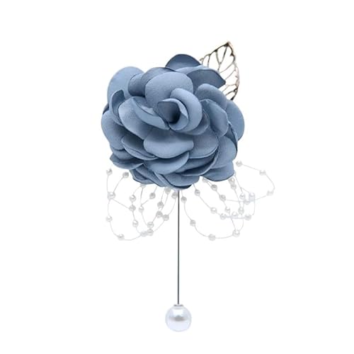 HESHUWEN Blumenarmband 1PC Mädchen Brautjungfer Handgelenk Blume Hochzeit Prom Party Corsage Armband Stoff Hand Blume Versorgung Boutonniere(07) von HESHUWEN
