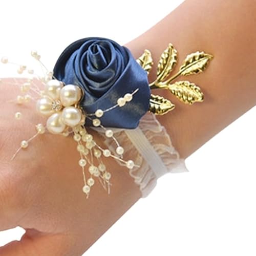 HESHUWEN Blumenarmband 2 Stücke Handgelenk Blume Boutonniere(K) von HESHUWEN
