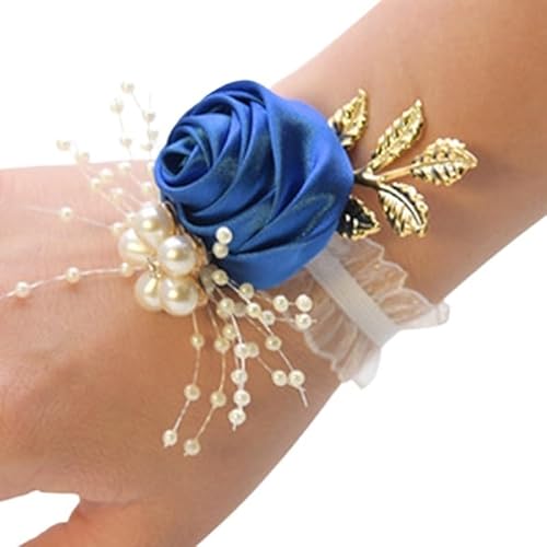 HESHUWEN Blumenarmband 2 Stücke Handgelenk Blume Boutonniere(L) von HESHUWEN
