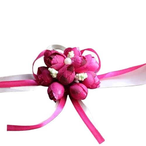 HESHUWEN Blumenarmband Blume am Handgelenk Boutonniere(Style 5) von HESHUWEN