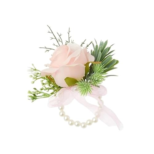 HESHUWEN Blumenarmband Blumen-Ansteckblume fürs Handgelenk Boutonniere(B-Wrist Flower) von HESHUWEN