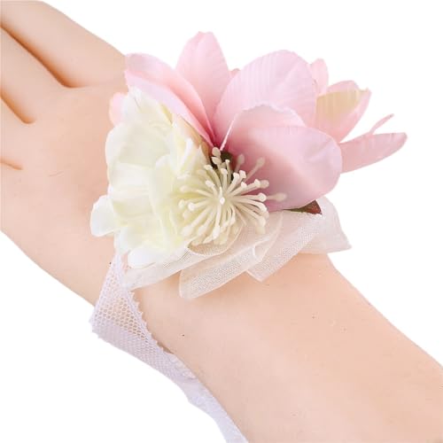 HESHUWEN Blumenarmband Mädchen Brautjungfer Hochzeit Handgelenk Corsage Party Prom Hand Blume Perle Armband Band Armband Hochzeit Party Prom Handgelenk Corsage Boutonniere HESHUWEN Blumenarmband Mädchen Brautjungfer Hochzeit Handgelenk Corsage Party Prom Hand Blume Perle Armband Band Armband Hochzeit Party Prom Handgelenk Corsage Boutonniere von HESHUWEN