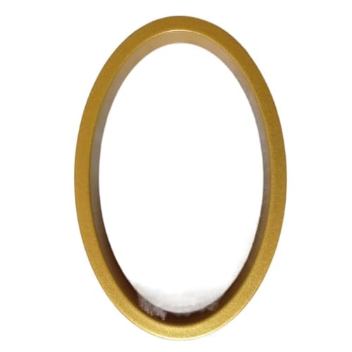 HESHUWEN Hausnummer 125mm Goldene schwimmende Moderne Hausnummer Goldtür Home Adressnummern for Haus Digital Outdoor-Zeichenplatten 5 in. # 0-9. Hausnummernschild(0) von HESHUWEN