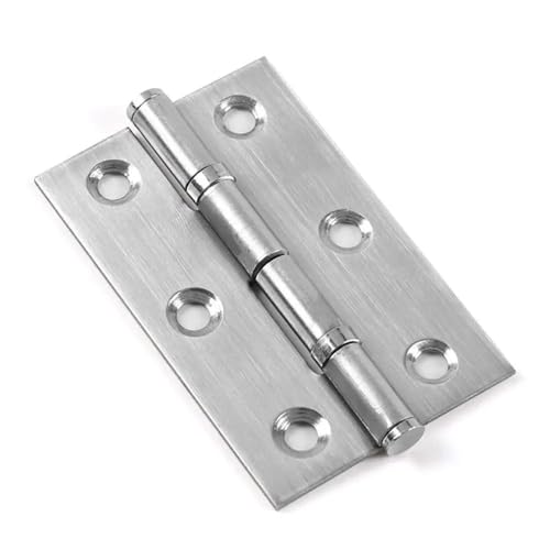 HESHUWEN Scharniere 1 Paar/2 Stücke Fensterzubehör Türscharniere 270 Grad Kreuzscharnier Edelstahl Stumm Möbelbeschläge Zubehör Scharniere Klappbar(2.5 inch) von HESHUWEN