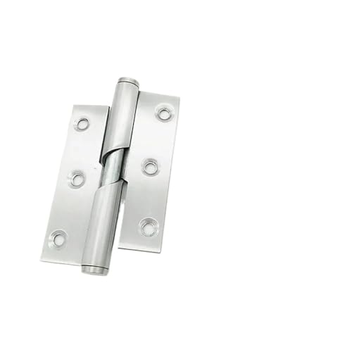 HESHUWEN Scharniere 1 stücke Dicken Edelstahl 3/4 Zoll Tür Scharniere Bad Scharnier Automatische Schließen Tür Scharniere Ablösung Scharnier Scharniere Klappbar(3 Inch Left) von HESHUWEN