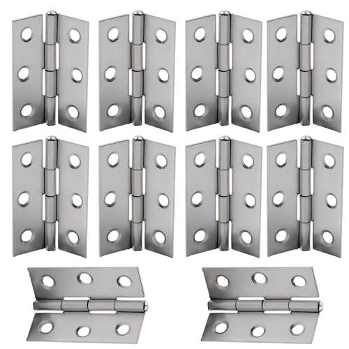 HESHUWEN Scharniere 10 Teile/Satz Edelstahl Tür Scharniere 2 Zoll Schrank Scharnier Stecker Tür Fenster Flache Scharniere Bücherregal Schublade Möbel Hardware Scharniere Klappbar HESHUWEN Scharniere 10 Teile/Satz Edelstahl Tür Scharniere 2 Zoll Schrank Scharnier Stecker Tür Fenster Flache Scharniere Bücherregal Schublade Möbel Hardware Scharniere Klappbar von HESHUWEN