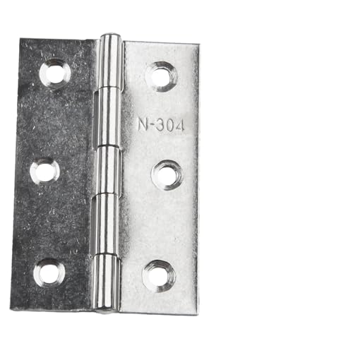 HESHUWEN Scharniere 10 stücke 3 Zoll Edelstahl Tür Scharniere Schaukel Dicke Lager Typ Scharniere Mit Kugellager Holz Tür Zimmer Scharniere Scharniere Klappbar von HESHUWEN