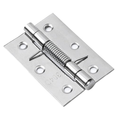 HESHUWEN Scharniere 1Pc Tür Scharniere Rebound Schrank Tür Scharniere for Klapp Fenster mit Frühling Möbel Hardware Scharniere Klappbar(2 Inch) von HESHUWEN