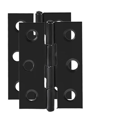 HESHUWEN Scharniere 2 Zoll Türscharniere Edelstahl Fenster Schrank Scharniere Türverbinder Bücherregal Holzkiste Möbelbeschläge Scharniere Klappbar(2PCS) von HESHUWEN