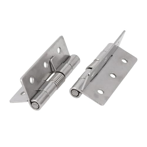 HESHUWEN Scharniere 2 stücke Tür Scharniere Edelstahl Tür Scharniere Schrank Scharniere 1/1.5/2/2,5 Zoll Möbel Hardware Zubehör Scharniere Klappbar(2 Inch) von HESHUWEN
