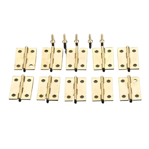 HESHUWEN Scharniere 30 Stücke Platz Schrank Tür Scharniere for Holz Schrank Schublade Schmuck Box Möbel Hardware 24 * 16 MM Scharniere Klappbar HESHUWEN Scharniere 30 Stücke Platz Schrank Tür Scharniere for Holz Schrank Schublade Schmuck Box Möbel Hardware 24 * 16 MM Scharniere Klappbar von HESHUWEN