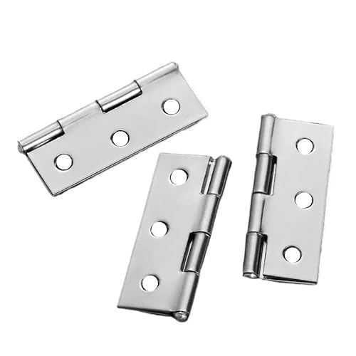 HESHUWEN Scharniere 30PCS Edelstahl Tür Scharniere 2 Zoll Scharnier Freies Slot Lager Verdickt Stumm Sub-Tür Scharniere Scharniere Klappbar HESHUWEN Scharniere 30PCS Edelstahl Tür Scharniere 2 Zoll Scharnier Freies Slot Lager Verdickt Stumm Sub-Tür Scharniere Scharniere Klappbar von HESHUWEN
