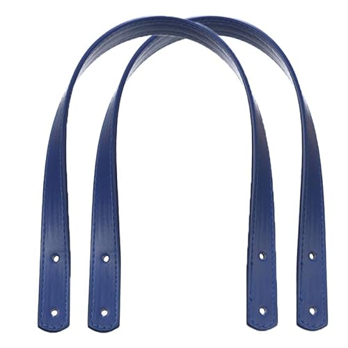 HESHUWEN Taschenkette 1 Paar Handtaschen-Taschen-Gürtel, PU-Leder, Schultertaschen-Gurt, Taschen-Zubehör, Damen-Taschengriffe, DIY-Ersatzgriff Kette FüR Tasche(Blue) von HESHUWEN
