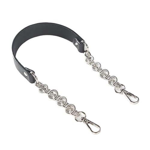 HESHUWEN Taschenkette 1 Stück 56,5 cm Schultergurt for Umhängetaschen, PU-Leder, Taschengriff mit 2 cm Metallketten, Ersatzgürtel for Taschenzubehör Kette FüR Tasche HESHUWEN Taschenkette 1 Stück 56,5 cm Schultergurt for Umhängetaschen, PU-Leder, Taschengriff mit 2 cm Metallketten, Ersatzgürtel for Taschenzubehör Kette FüR Tasche von HESHUWEN