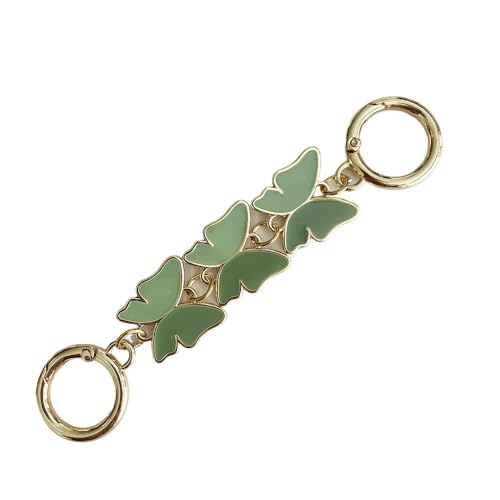 HESHUWEN Taschenkette 13 cm Schmetterlingskugelform Taschenverlängerungsgurt Ersatz Hängekette for Geldbörse Clutch Handtasche Verlängerungsgurt Taschenzubehör Kette FüR Tasche(Celeste Butterfly) HESHUWEN Taschenkette 13 cm Schmetterlingskugelform Taschenverlängerungsgurt Ersatz Hängekette for Geldbörse Clutch Handtasche Verlängerungsgurt Taschenzubehör Kette FüR Tasche(Celeste Butterfly) von HESHUWEN
