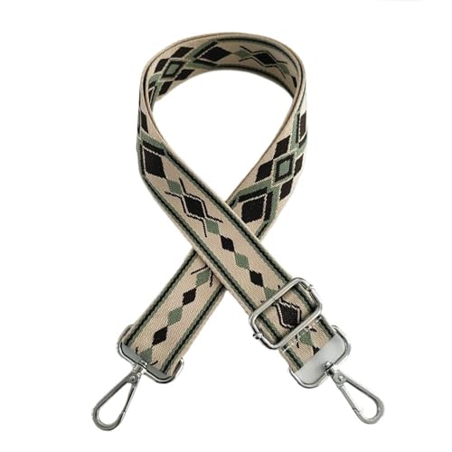 HESHUWEN Taschenkette 130 cm Baumwollfarbener Taschengurt, breiter Handtaschengürtel, Verstellbarer Schultertaschengurt, Ersatz for Damenmode-Taschenzubehör Kette FüR Tasche(18) von HESHUWEN