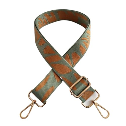 HESHUWEN Taschenkette 130 cm Baumwollfarbener Taschengurt, breiter Handtaschengürtel, Verstellbarer Schultertaschengurt, Ersatz for Damenmode-Taschenzubehör Kette FüR Tasche(5) von HESHUWEN