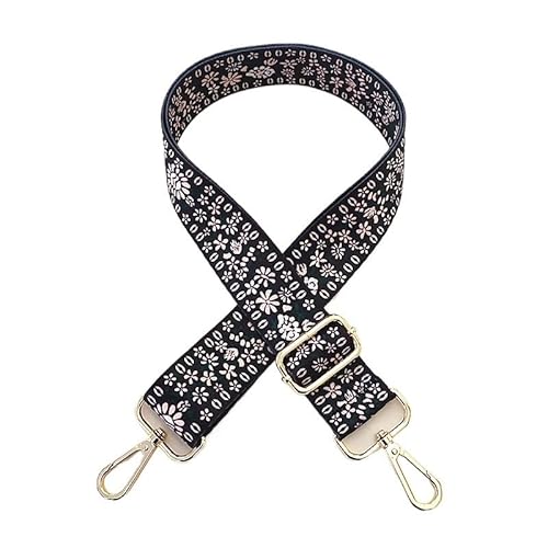 HESHUWEN Taschenkette Taschengurt for Damen, Umhängetasche, Farbiger Gürtel, Taschengurt, Zubehör, verstellbare Handtaschengurte, dekorativ Kette FüR Tasche(7,Silver Buckle) von HESHUWEN